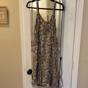 Old Navy Multicolor Floral Midi Dress